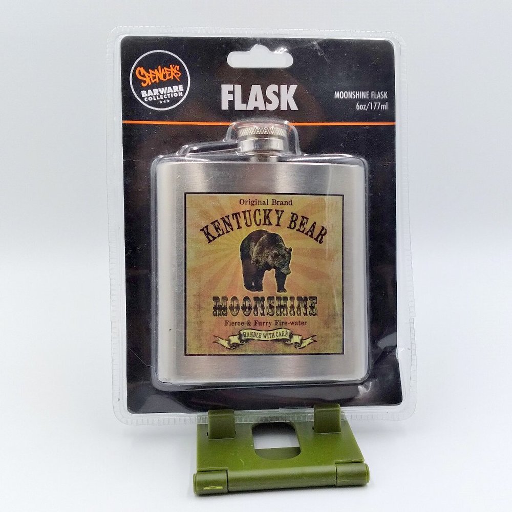 Spencer's Barware Collection Moonshine Flask 6oz